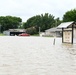 Flood Waters Impact Neighborhoods in Pendleton, Arkansas