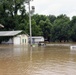 Flood Waters Impact Neighborhoods in Pendleton, Arkansas