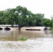 Flood Waters Impact Neighborhoods in Pendleton, Arkansas