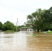 Flood Waters Impact Neighborhoods in Pendleton, Arkansas