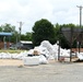 Sandbags Stacked in Gillet, Arkansas