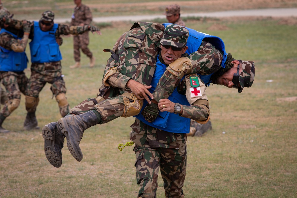 Nepali soldiers participate in international exercise