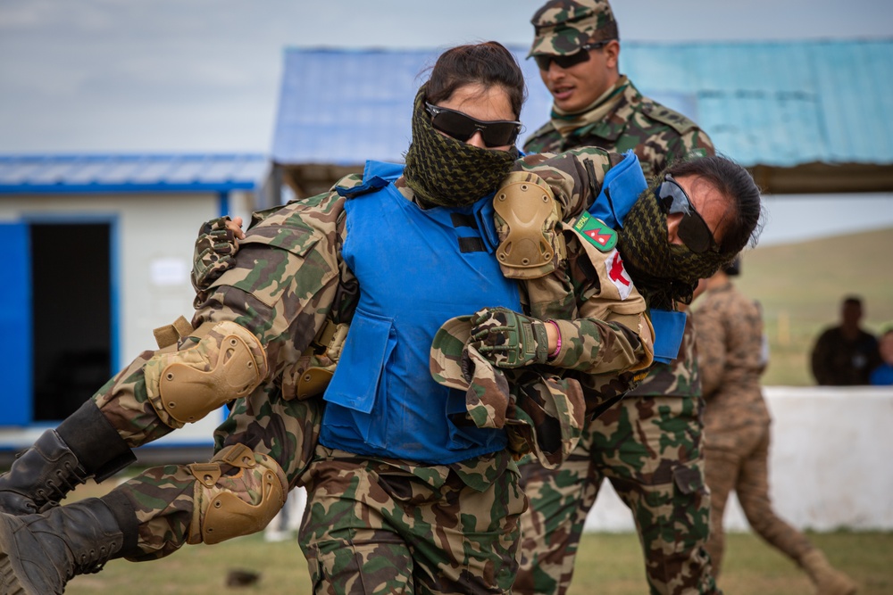 Nepali soldiers participate in international exercise