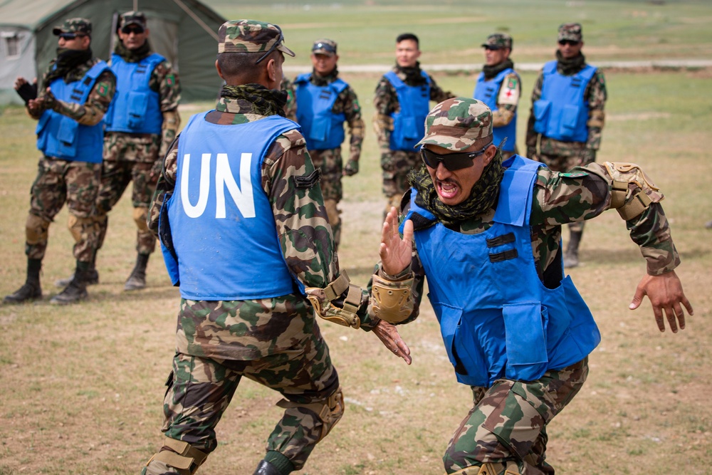 Nepali soldiers participate in international exercise