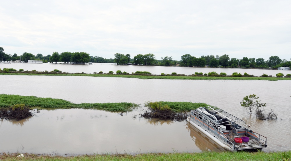 Flood Waters Impact Wright, Arkansas