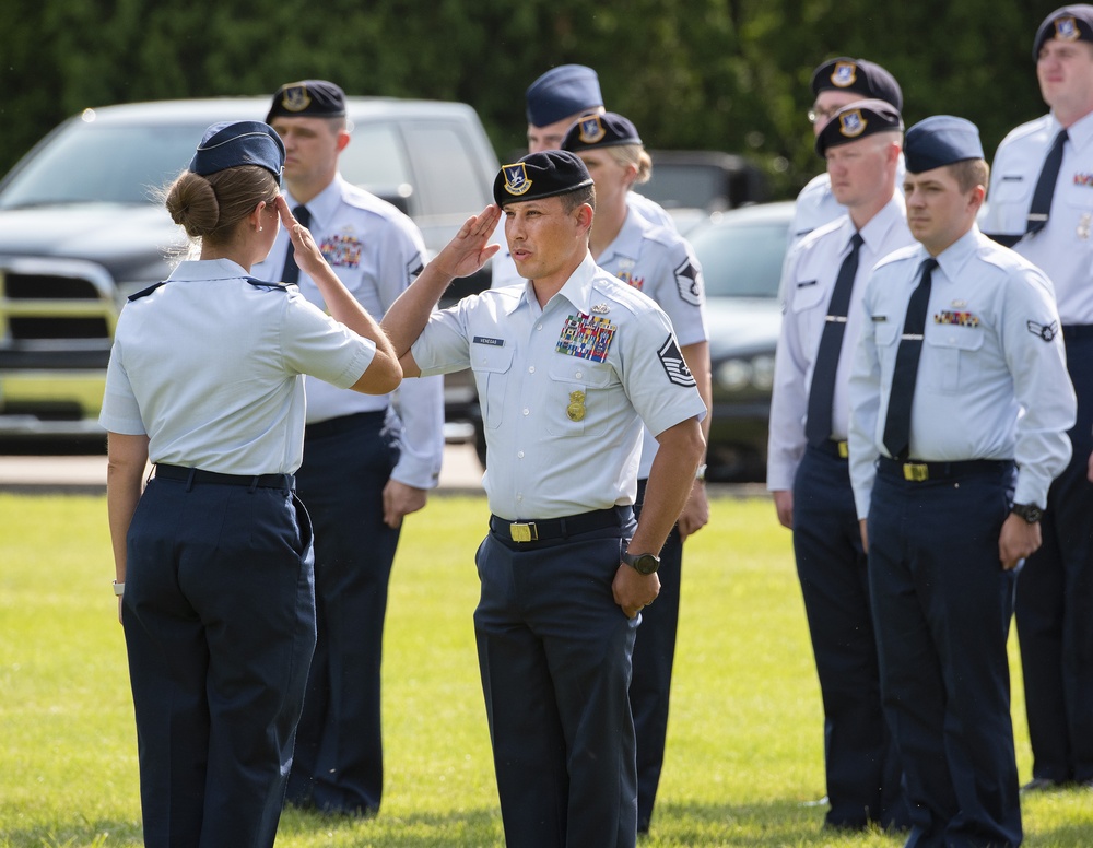 Wright-Patterson Retreat Ceremony