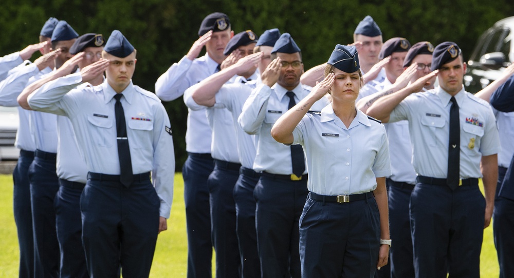 Wright-Patterson Retreat Ceremony