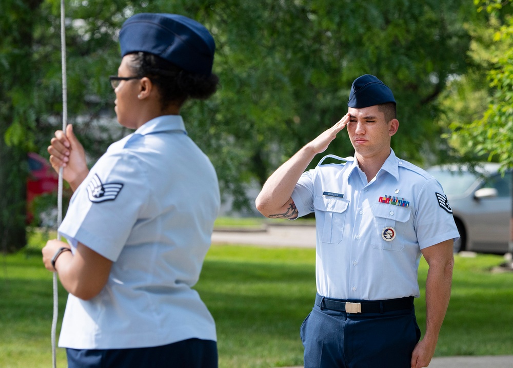 Wright-Patterson Retreat Ceremony