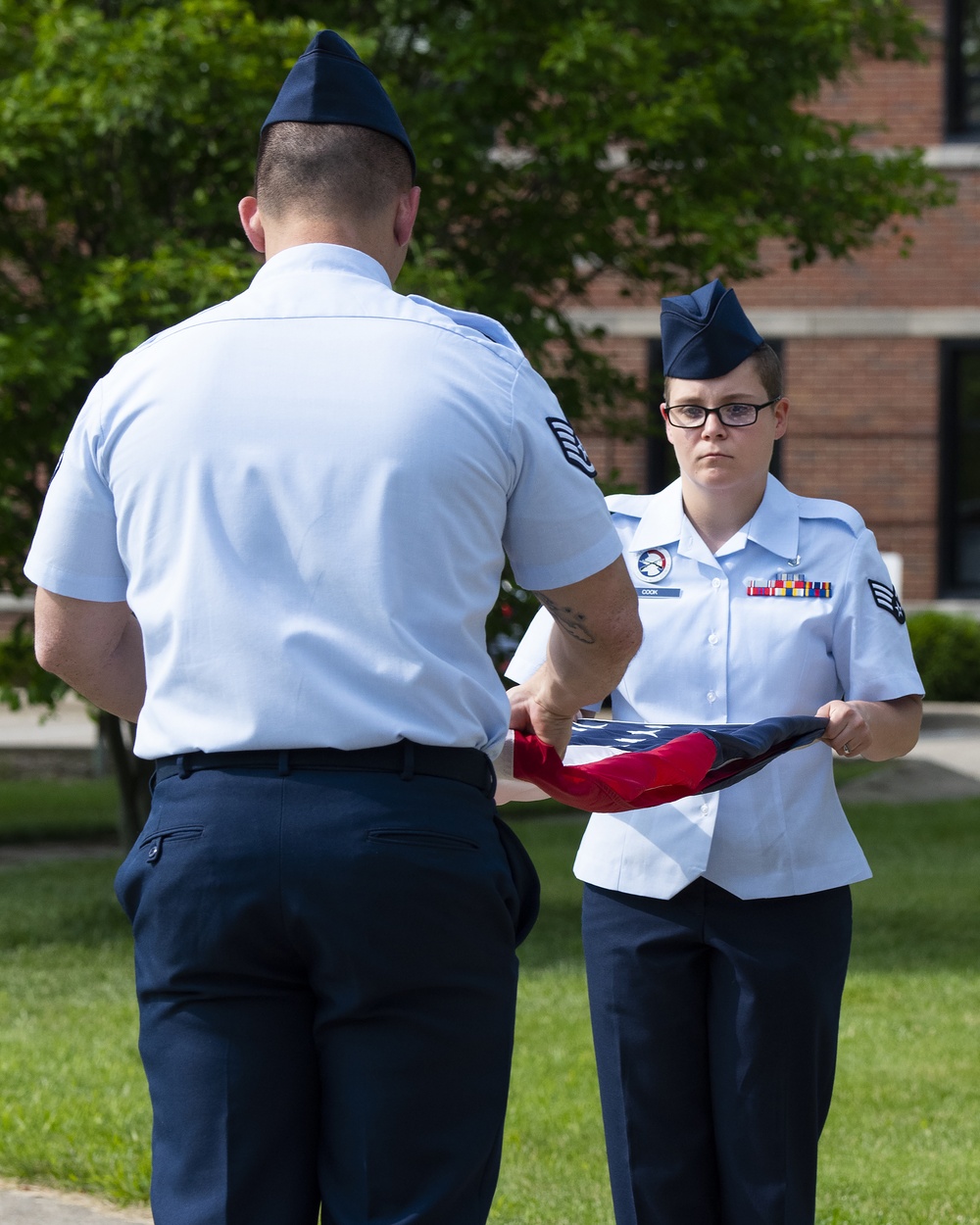 Wright-Patterson Retreat Ceremony