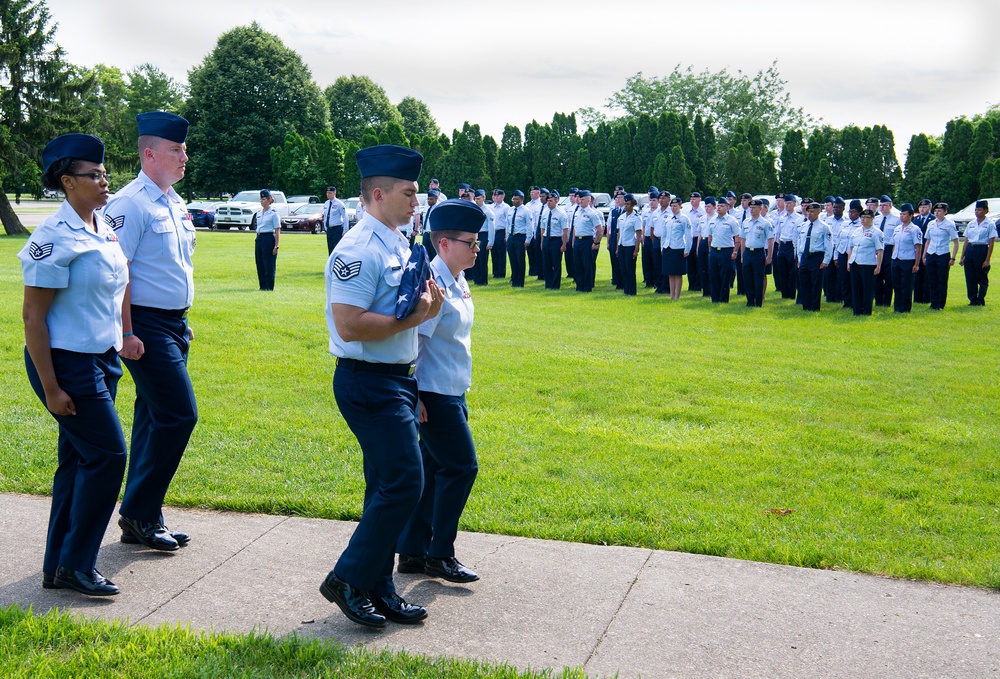 Wright-Patterson Retreat Ceremony