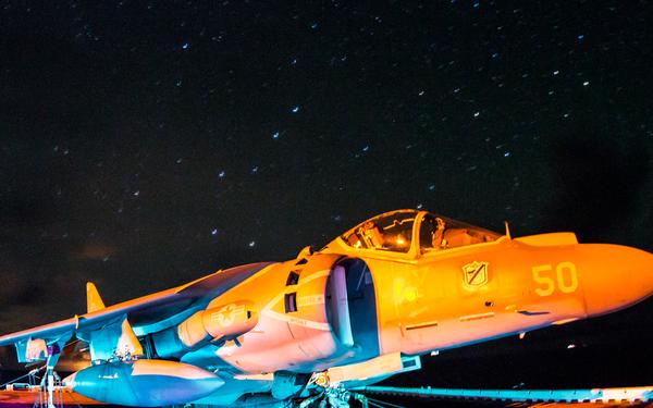 USS Boxer Night Flight Operations
