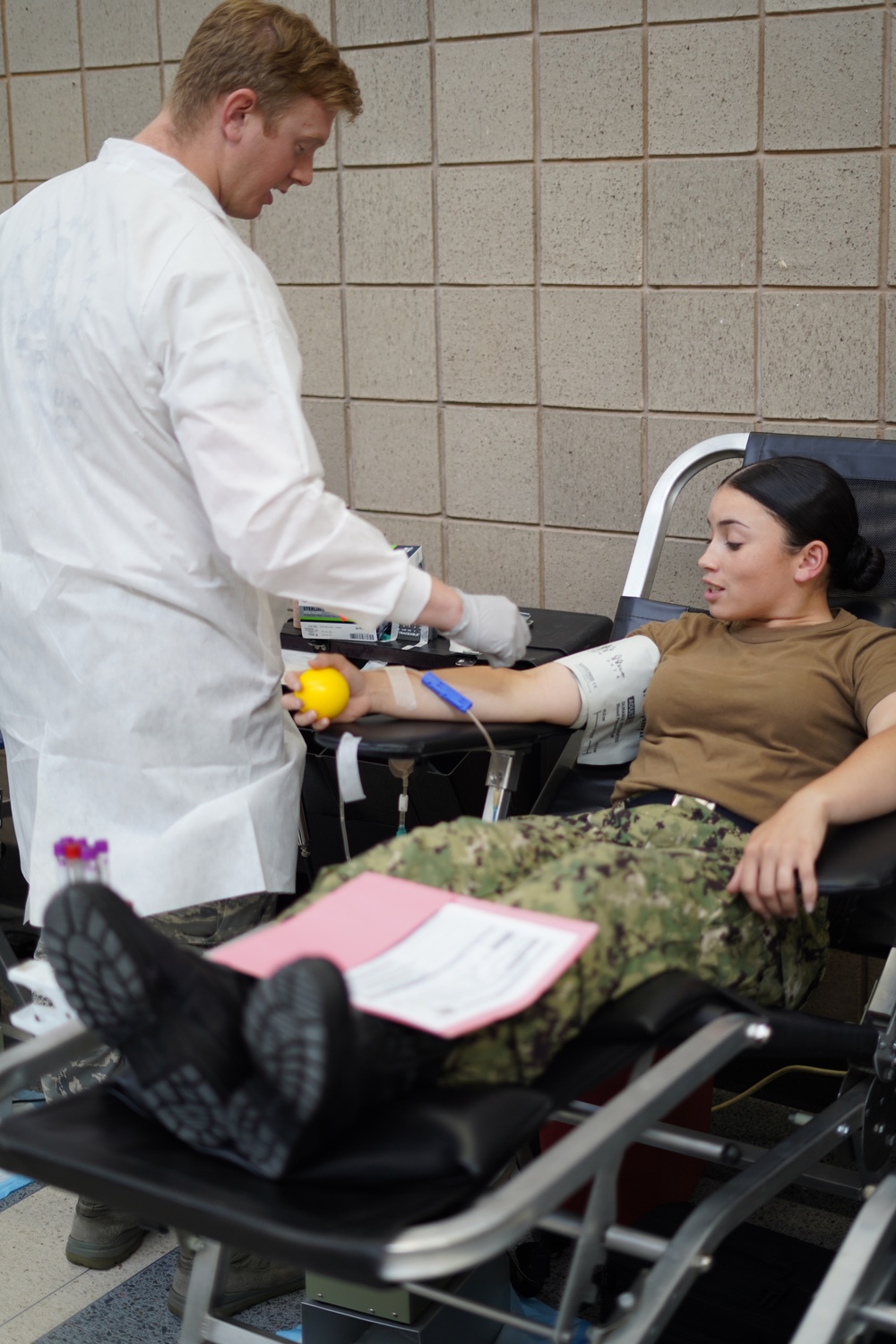 ASBP Blood Drive Visits NATTC