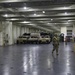 Soldiers and Marines load equipment aboard the U.S.N.S. Watkins (T-AKR 315) while moored at Wharf Alpha on Joint Base Charleston, South Carolina