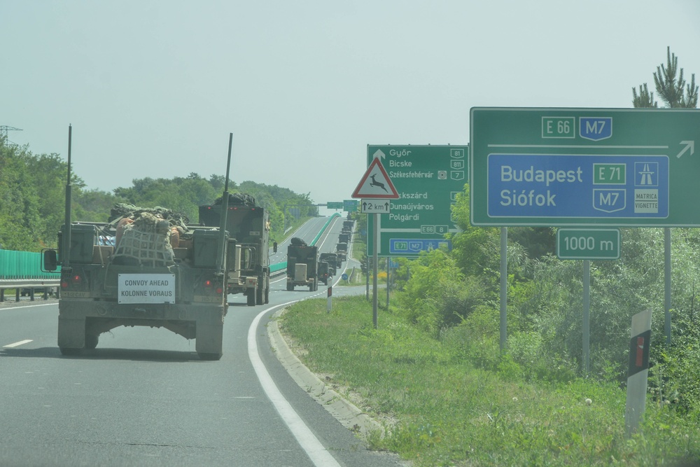 2CR convoys from Hungary to Romania