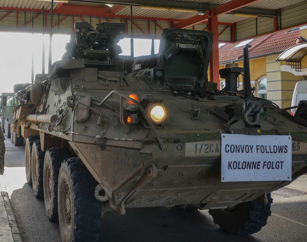 2CR convoys from Hungary to Romania