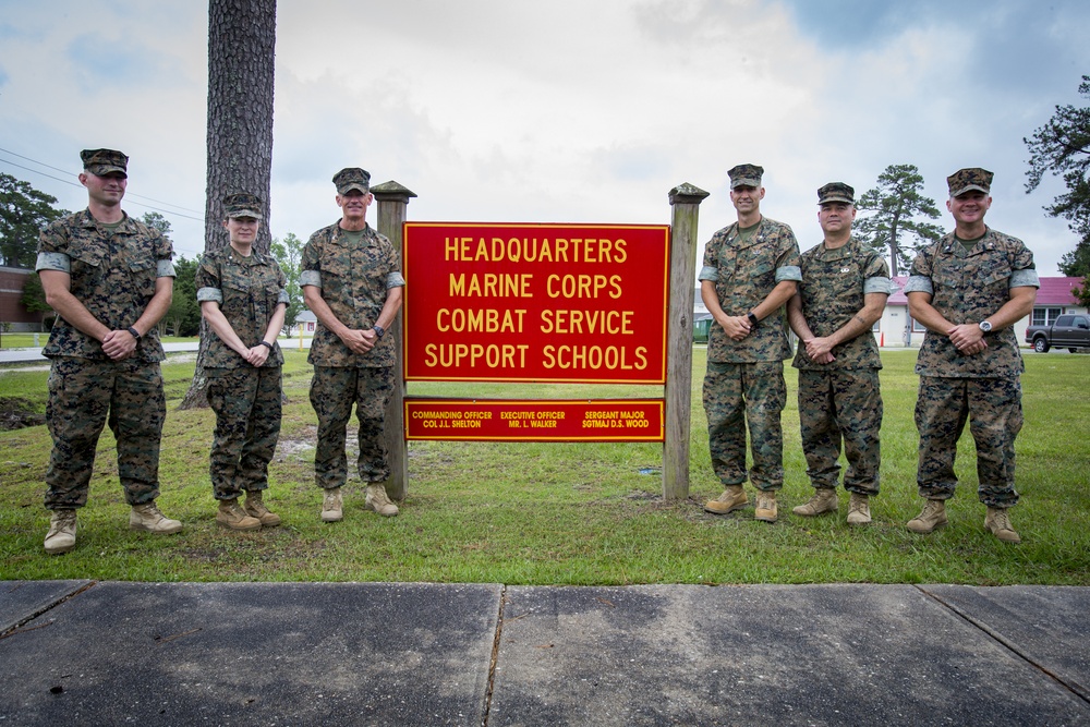 Marine Corps Combat Service Support Schools' Commanders Photo