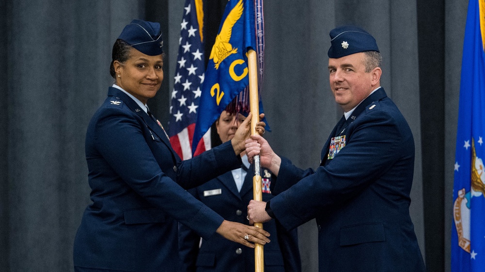 2nd Communications Squadron change of command