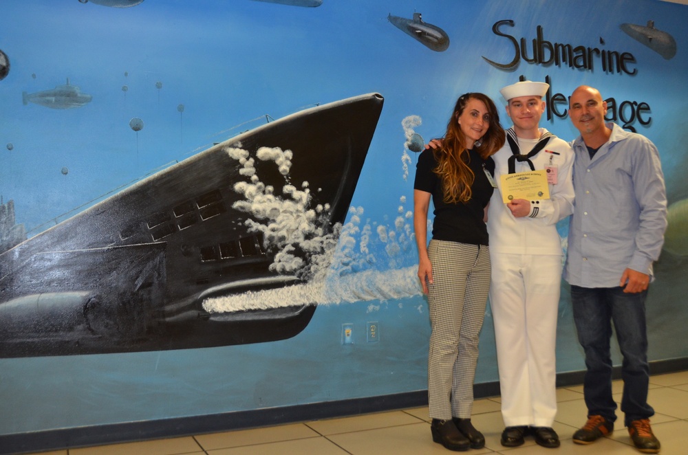 Basic Enlisted Submarine School Graduation USS Pollack (SSN 603)