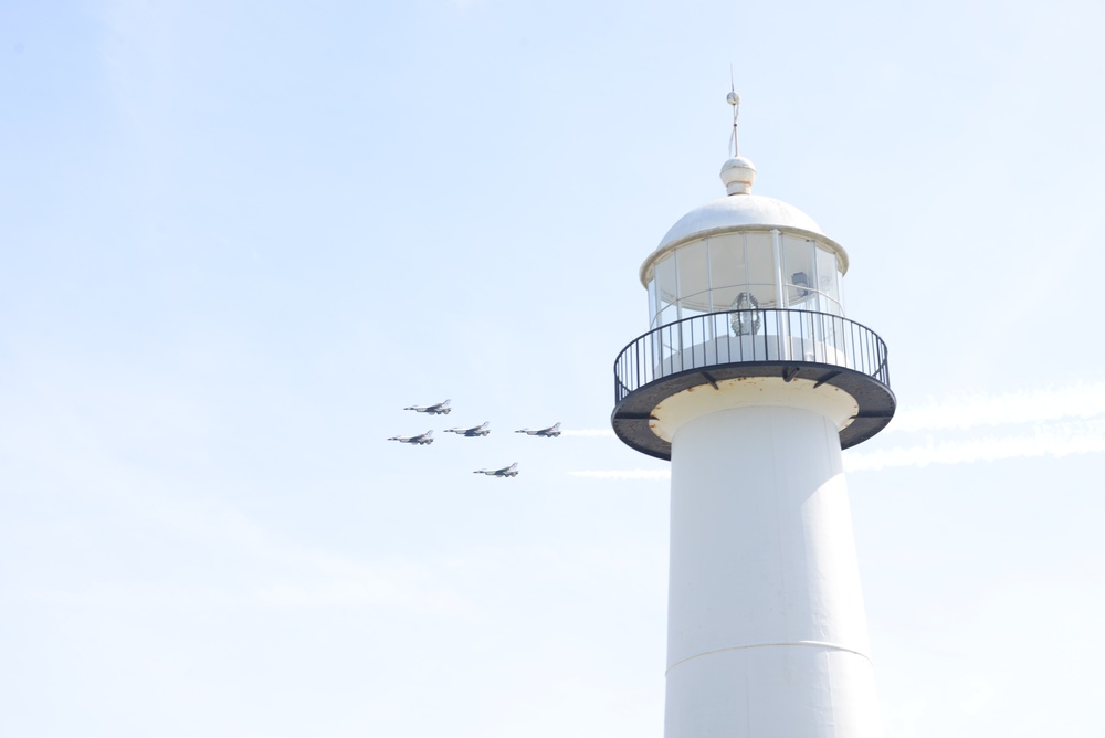 Keesler and Biloxi delivers their first-ever joint air show