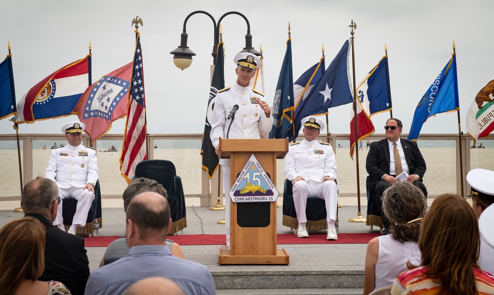 Carrier Strike Group 15 Change of Command Ceremony