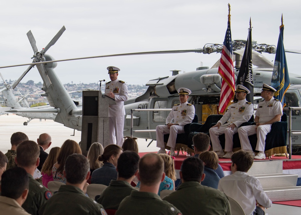 Helicopter Sea Combat Squadron 14 (HSC-14) Change of Command