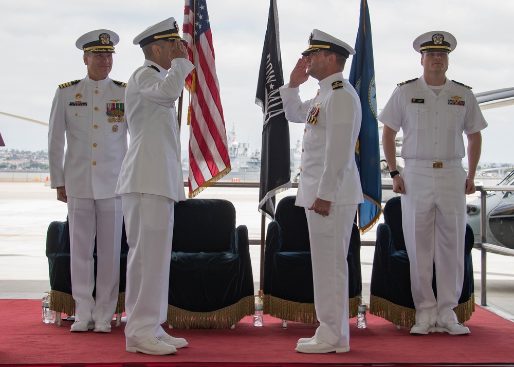 Helicopter Sea Combat Squadron 14 (HSC-14) Change of Command