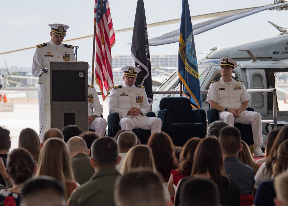 Helicopter Sea Combat Squadron 14 (HSC-14) Change of Command