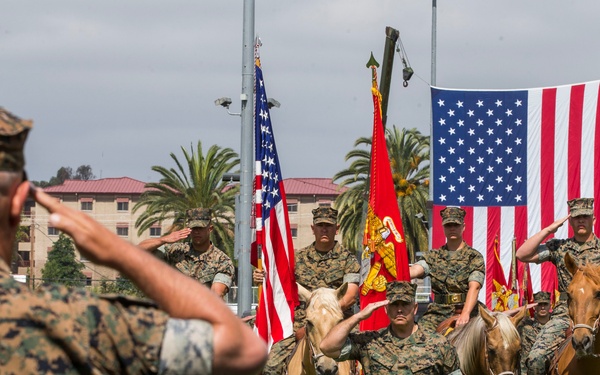 Sergeant Major Meza's Relief and Appointment Ceremony