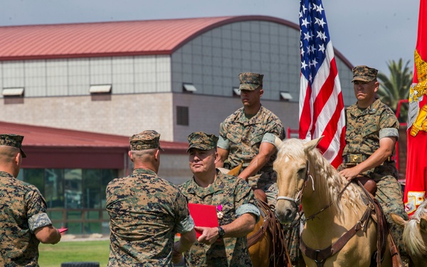 Sergeant Major Meza's Relief and Appointment Ceremony