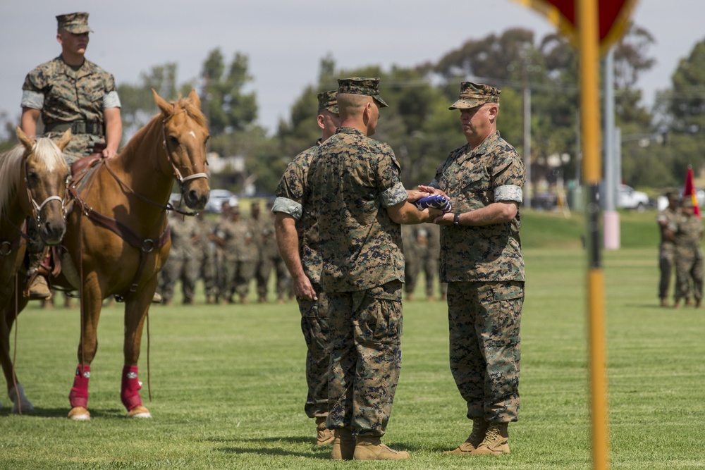 Sergeant Major Meza's Relief and Appointment Ceremony