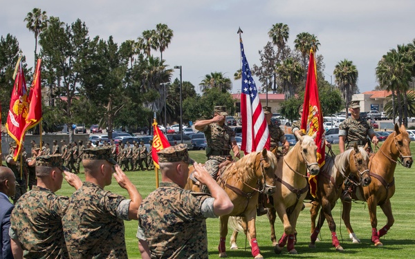 Sergeant Major Meza's Relief and Appointment Ceremony