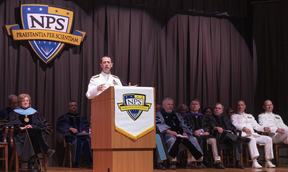 CNO Stresses Lifelong Learning During Spring Graduation Ceremony