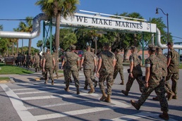 Marines with 2nd Transportation Support Battalion visit Marine Corps Recruit Depot Parris Island