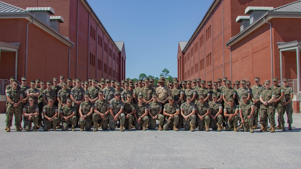 Marines with 2nd Transportation Support Battalion visit Marine Corps Recruit Depot Parris Island