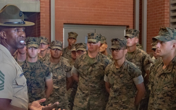 Marines with 2nd Transportation Support Battalion visit Marine Corps Recruit Depot Parris Island