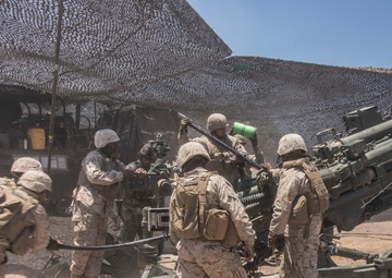 November Battery fires M777 howitzer during ITX 4-19