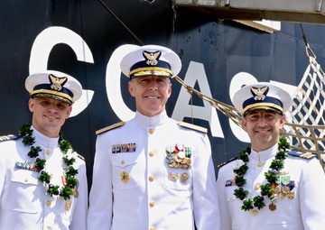 Coast Guard Cutter Walnut holds change of command ceremony