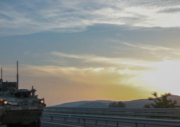 1st Squadron convoys to Cincu, Romania