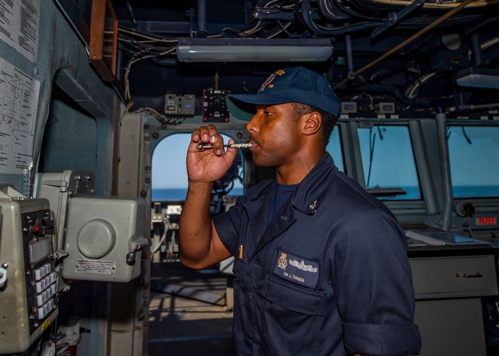 USS Bainbridge Deployment