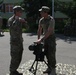 Romanian and U.S. Soldiers discuss anti-tank missile