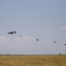 Dutch and German paratroopers conduct airborne operations