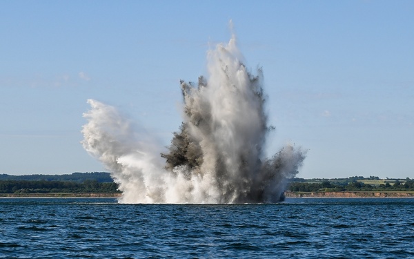 WWII-era Mines Cleared During BALTOPS 2019 by Mine Warfare Task Group