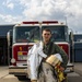 U.S. Marine Corps firefighters train in CFB Cold Lake, Canada