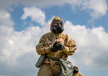 U.S. Marine Corps conduct CBRN training in Canada