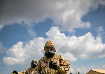 U.S. Marine Corps conduct CBRN training in Canada