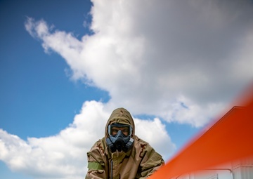 U.S. Marine Corps conduct CBRN training in Canada