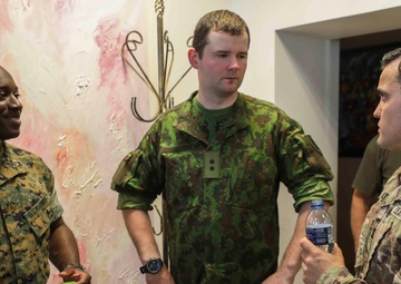 U.S. Marines and Soldiers visit Lithuanian Riflemen’s Union