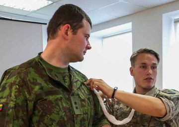 U.S. Marines and Soldiers visit Lithuanian Riflemen’s Union