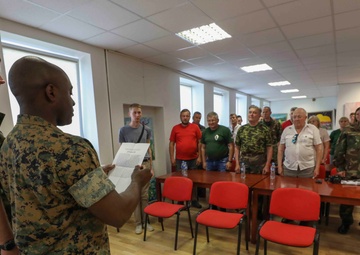 U.S. Marines and Soldiers visit Lithuanian Riflemen’s Union