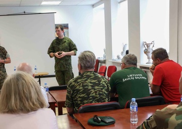 U.S. Marines and Soldiers visit Lithuanian Riflemen’s Union